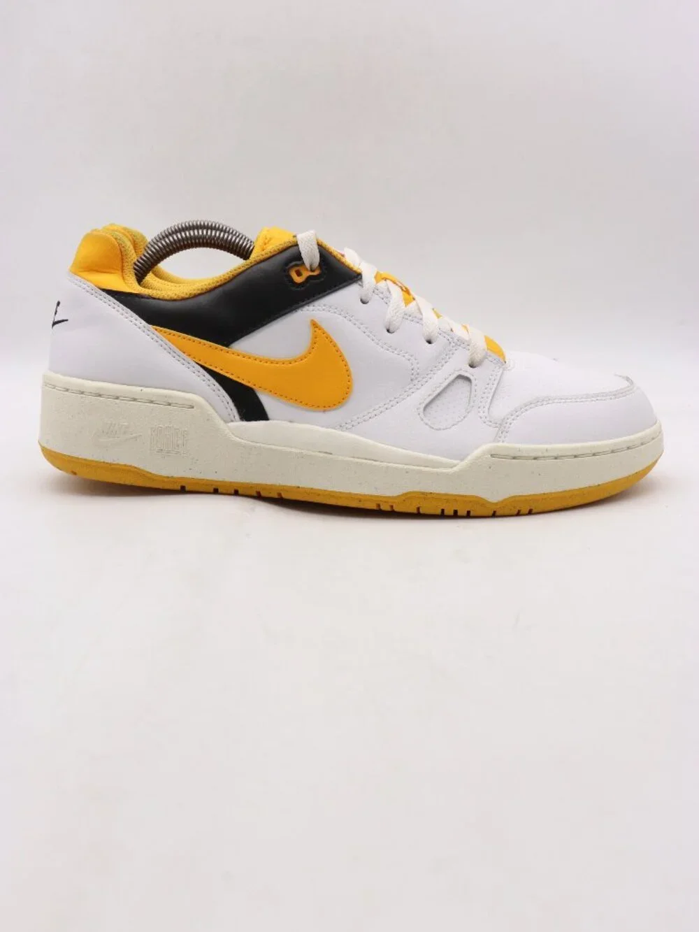 Nike Full Force Men's Size 11.5 White University Gold Athletic Shoes Sneakers